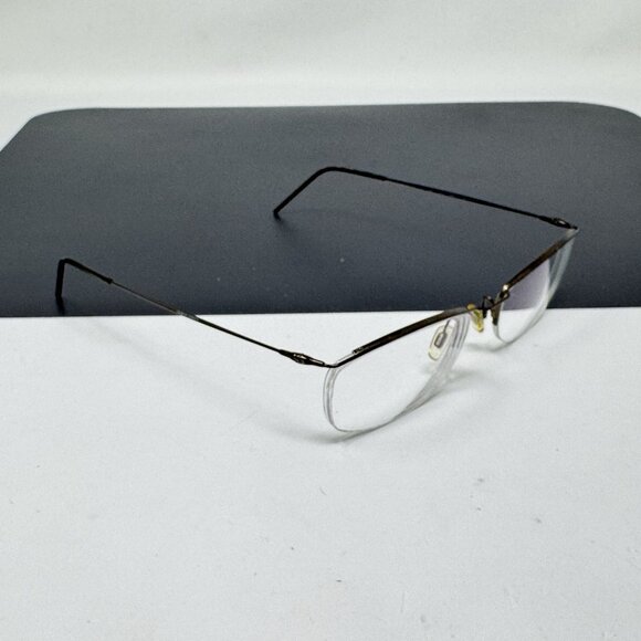 Giorgio Armani Eyeglasses 1063 1308 54-18-140 Made in Italy Minimal Half Rimless - Picture 3 of 11